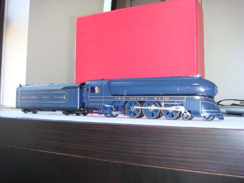 Brass Department: MTS B&O P-7a Royal Blue Streamliner