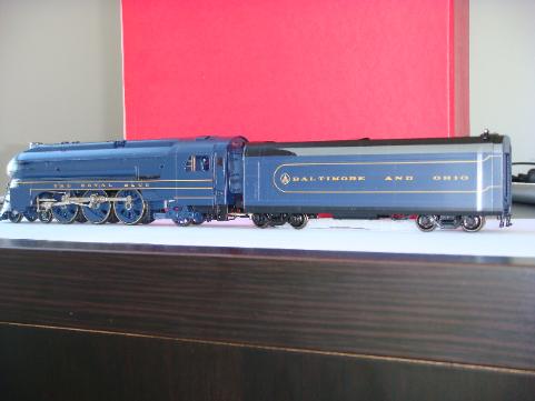 Brass Department: MTS B&O P-7a Royal Blue Streamliner