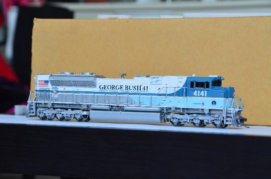 Brass Department: Overland OMI AA-4141-1 UP SD70ACe George Bush